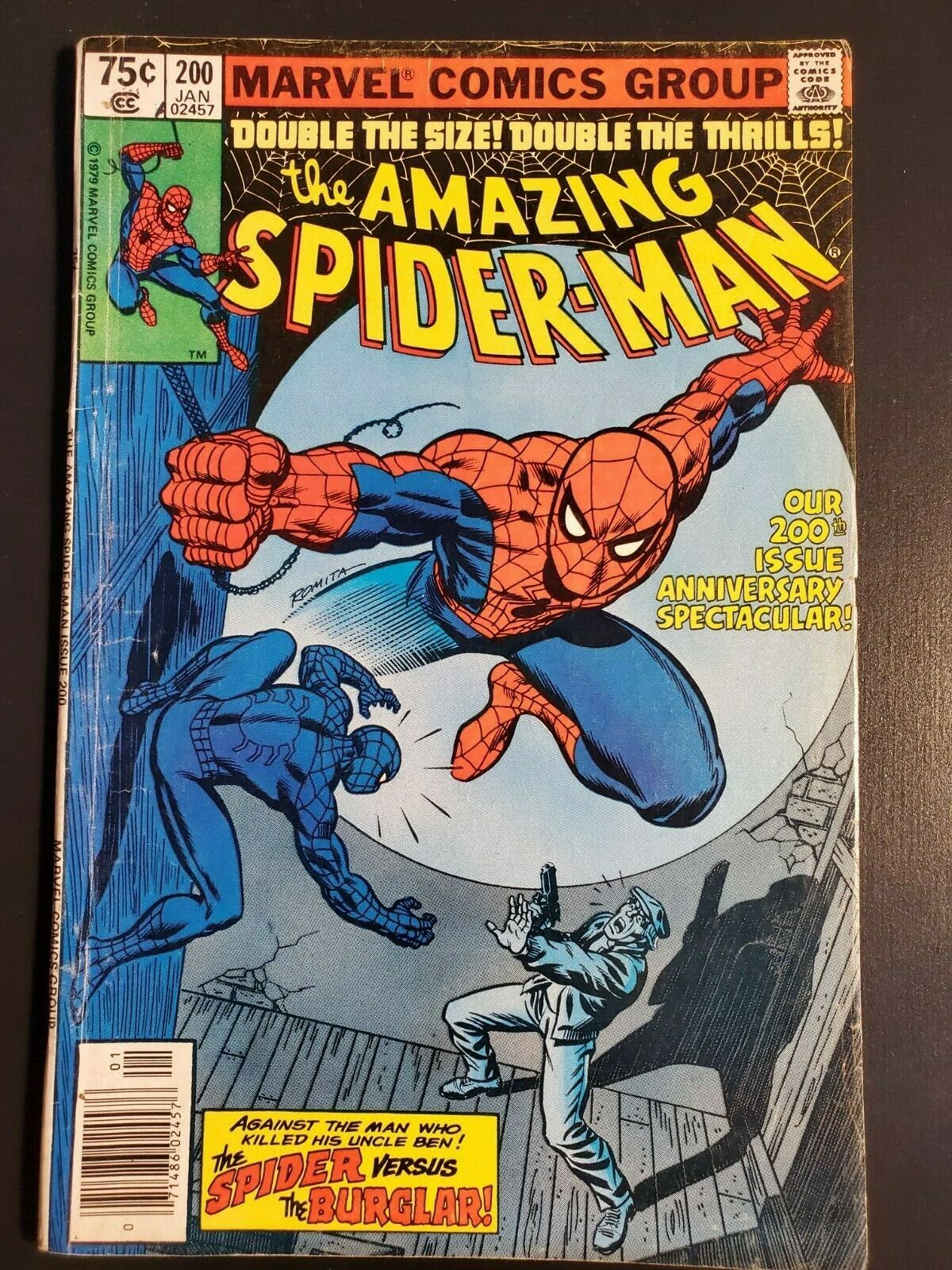 | Amazing Spider-Man #200 (1980) VG (4.0) Anniversary/UPC Burglar ...