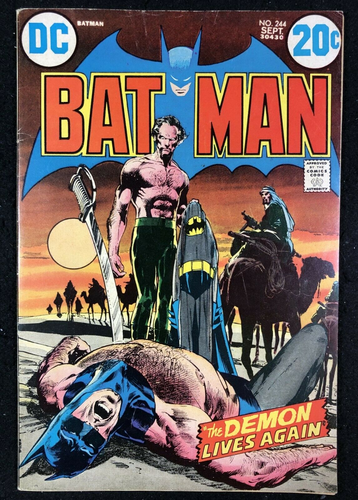 Batman (1940) #244 FN- (5.5) Neal Adams Cover & Story Ra's AL Ghul Cover