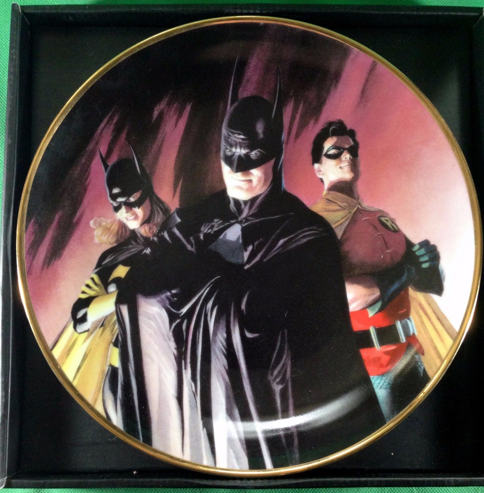 Batman Family Alex Ross art DC collectors plate #1445/1500