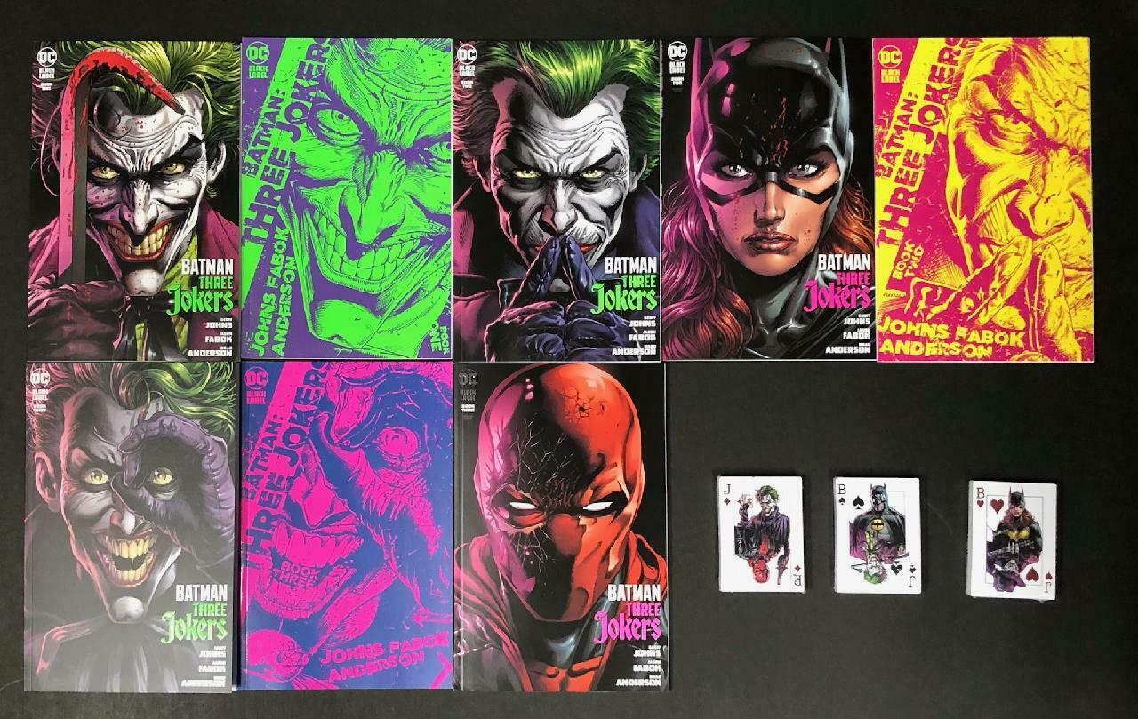 | Batman: Three Jokers (2020) #'s 1-3 Regular + 1:25 Variant Set ...