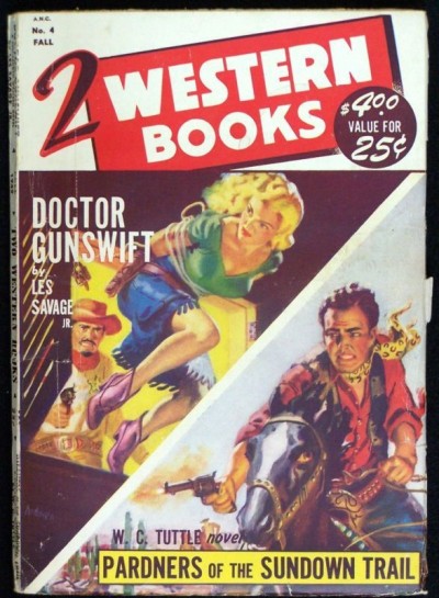 2 WESTERN BOOKS #4 PULP 1949
