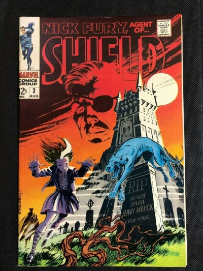 Nick Fury, Agent of SHIELD (1968) #3 VF (8.0) Jim Steranko Cover & Art