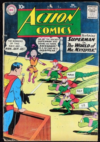 Action Comics (1938) #273 FR/GD (1.5) featuring Superman Mxyzptlk cover