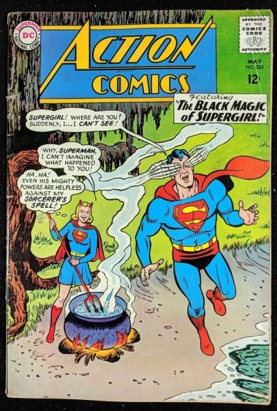 Action Comics (1938) #324 VG+ (4.5) Supergirl cover Superman