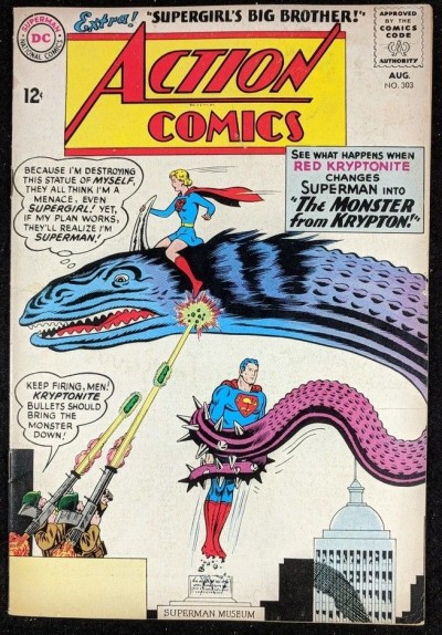 Action Comics (1938) #303 FN (6.0) Superman Supergirl cover