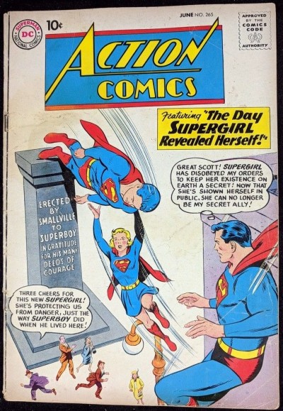 Action Comics (1938) #265 GD (2.0) Superman 4th Supergirl cover