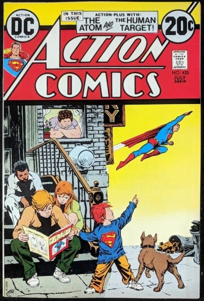 Action Comics (1938) #425 VF/NM (9.0) classic Neal Adams Atom back up story 