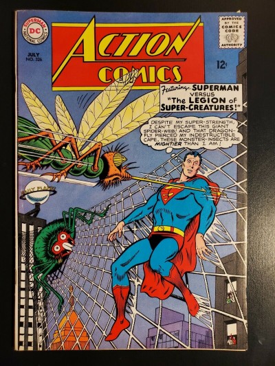 Action Comics #326 (1965) FVF (7.0) High grade The Legion of Super-Creatures! |