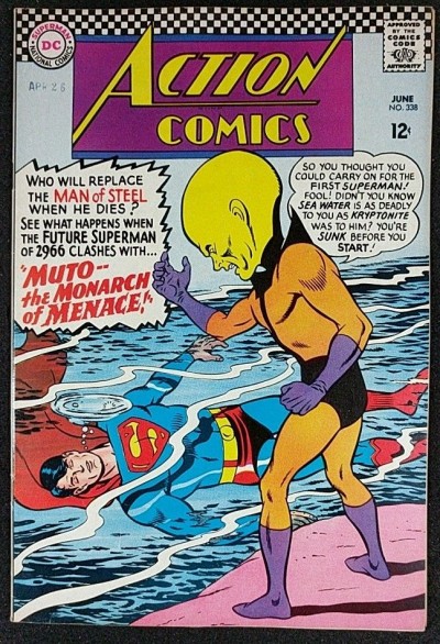 Action Comics (1938) #338 VF (8.0) "The Villain Who Married Supergirl" Superman 