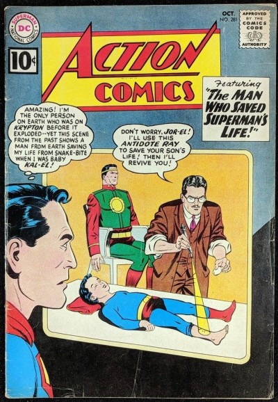 Action Comics (1938) #281 VG+ (4.5) featuring Superman Jor-El cover