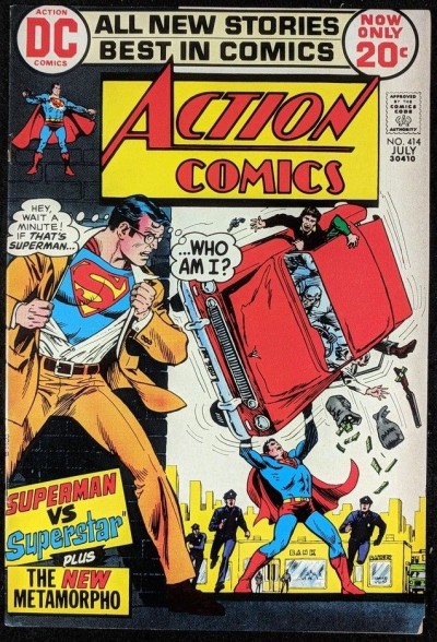 Action Comics (1938) #414 FN+ (6.5) Metamorpho back up Superman