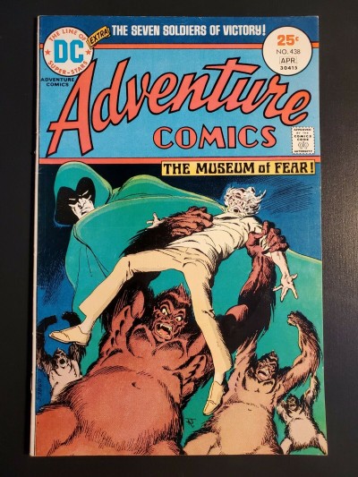 ADVENTURE COMICS #438 (1975) VF+ (8.5) SPECTRE THE MUSEUM OF FEAR|