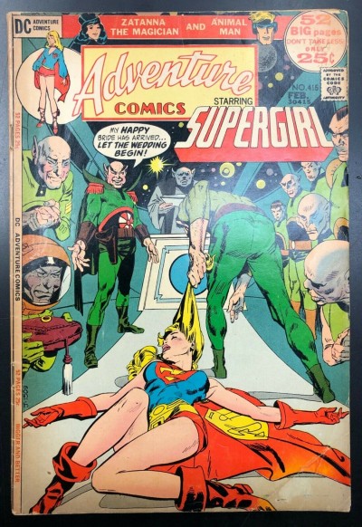 Adventure Comics (1938) #415 VG (4.0) Space Marauders Supergirl