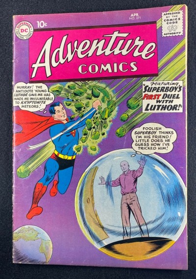 Adventure Comics (1938) #271 FN- (5.5) Lex Luthor Origin
