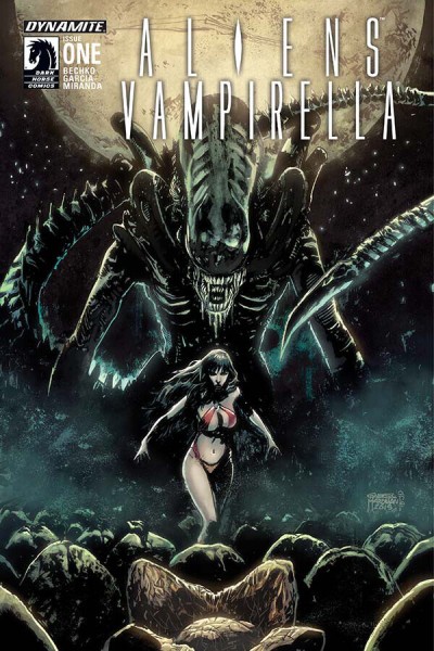 Aliens/Vampirella (2015) #1 of 6 VF/NM Gabriel Hardman Cover Dark Horse Cover