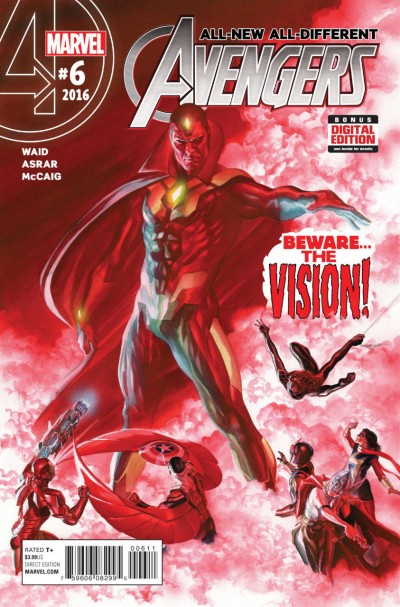 All-New All-Different Avengers (2015) #6 VF/NM Vision Avengers #57 Cover Swipe