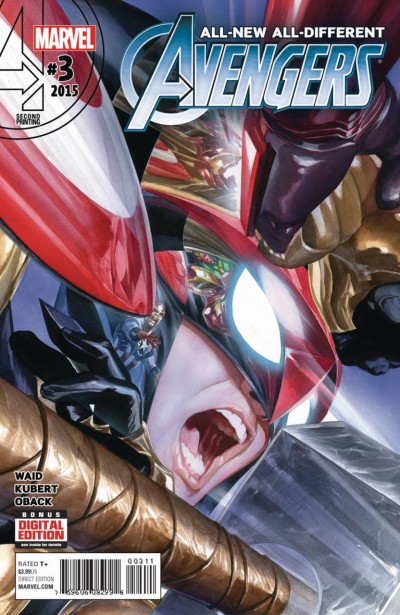 All-New All-Different Avengers (2015) #3 VF/NM Alex Ross Nova Cover