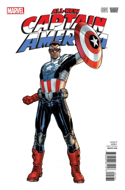 All-New Captain America (2015) #1 VF/NM-NM 1:25 Sara Pichelli Variant Cover