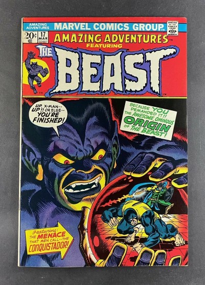 Amazing Adventures (1970) #17 FN/VF (7.0) The Beast X-Men #49 Reprint Starlin