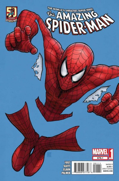 Amazing Spider-Man (1963) #679.1 VF/NM 1st JTC Blue Negative Morbius