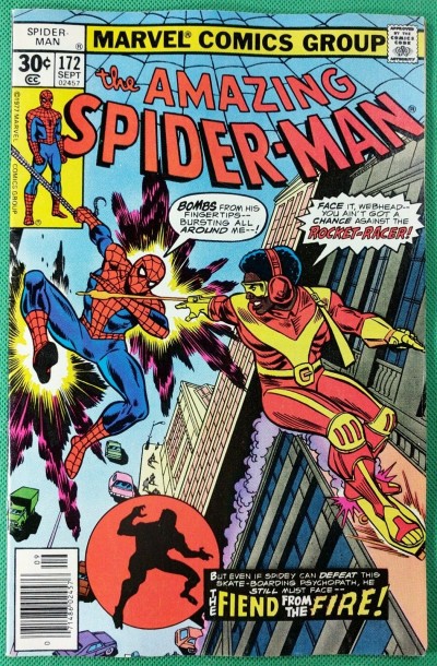 Amazing Spider-Man (1963) #172 VF- (7.5)  1st app Rocket Racer