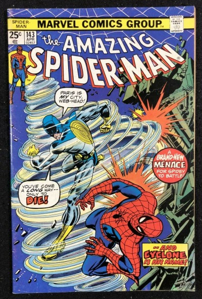Amazing Spider-Man (1963) #143 FN+ (6.5) 1st app Cyclone Gwen Stacey clone