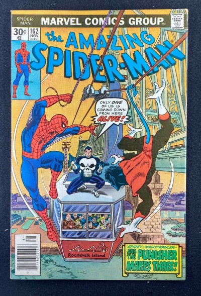Amazing Spider-Man (1963) #162 FN+ (6.5) Punisher Nightcrawler Ross Andru Art