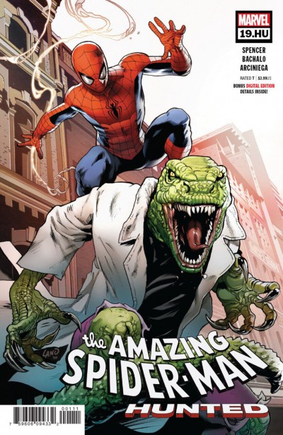 Amazing Spider-Man (2018) #19.HU NM Greg Land Cover Lizard "Hunted"