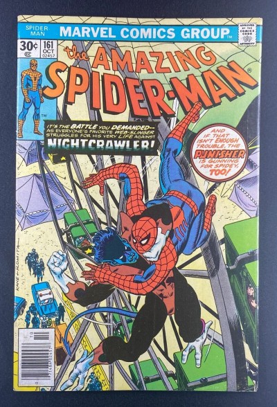 Amazing Spider-Man (1963) #161 FN- (5.5) 1st App Jigsaw Nightcrawler Gil Kane
