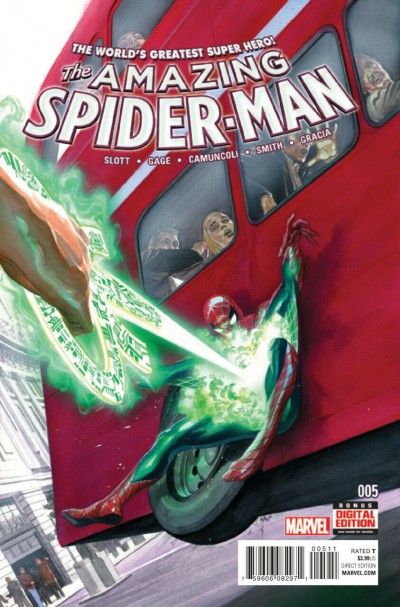 Amazing Spider-man (2015) #5 VF/NM Alex Ross Regular Cover