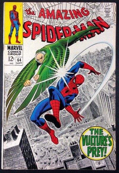Amazing Spider-Man (1963) #64 FN/VF (7.0) vs Vulture