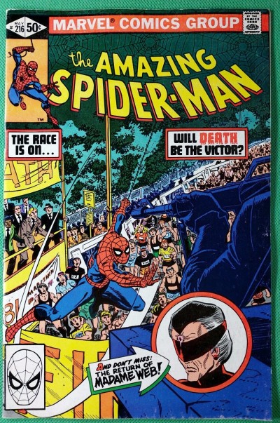 Amazing Spider-Man (1963) #216 FN+ (6.5) Madame Web appearance
