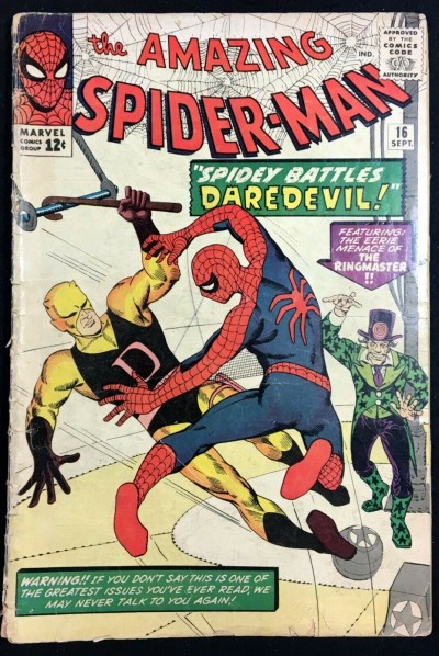 Amazing Spider-Man (1963) #16 PR (0.5) Daredevil in original costume