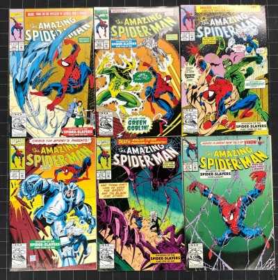 Amazing Spider-Man (1963) #368-373 complete Invasion of the Spider-Slayers set