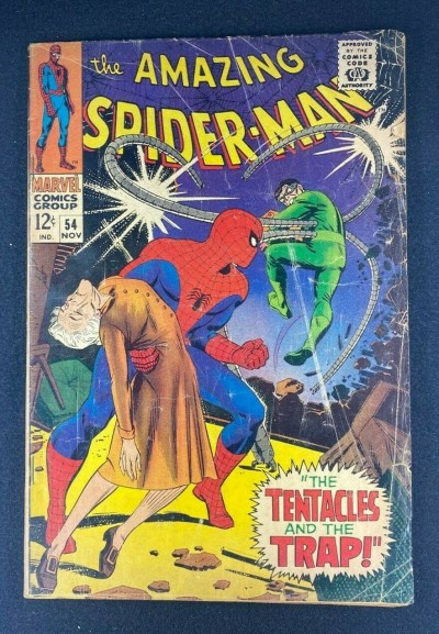 Amazing Spider-Man (1963) #54 GD (2.0) Doctor Octopus Aunt May John Romita Sr