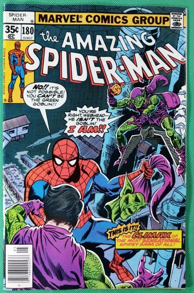 Amazing Spider-Man (1963) #180 VF/NM (9.0)  Green Goblin story - pt 5 of 5