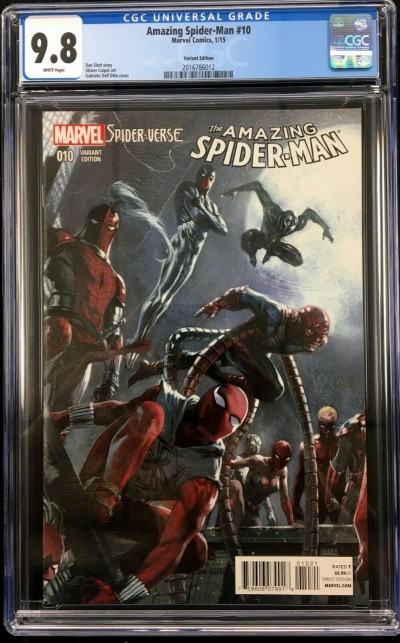 Amazing Spider-Man #10 (#743) CGC 9.8 Dell'Otto 1st app Spider-Punk (2016786012)