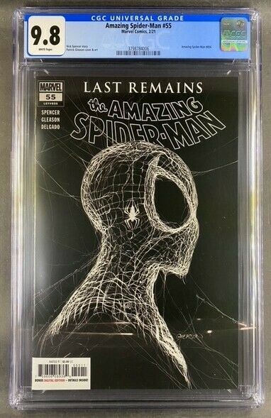 Amazing Spider-Man (2018) #55 CGC 9.8 Gleason Webhead 1st Printing (3798784006)