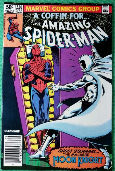 Amazing Spider-Man (1963) #220 VF (8.0)  Moon Knight cover & story