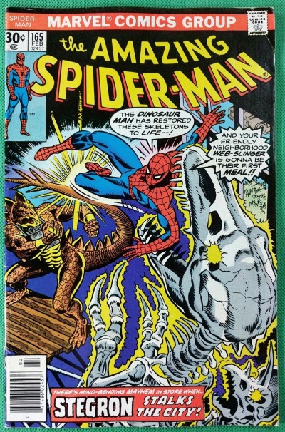 Amazing Spider-Man (1963) #165 FN+ (6.5)   vs Stegron