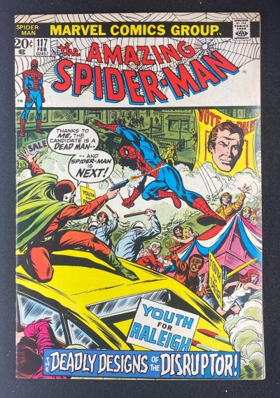 Amazing Spider-Man (1963) #117 FN/VF (7.0) 1st Disruptor Smasher John Romita Sr