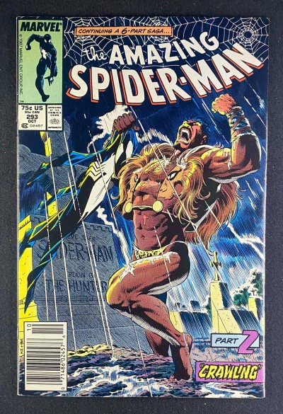 Amazing Spider-Man (1963) #293 VF- (7.5) Kraven the Hunter/Vermin App Mike Zeck