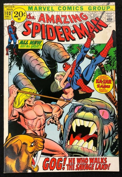 Amazing Spider-Man (1963) #103 FN+ (6.5) Ka-Zar