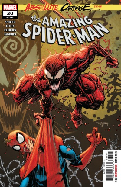 Amazing Spider-Man (2018) #30 (#831) VF/NM Ottley Cover Absolute Carnage