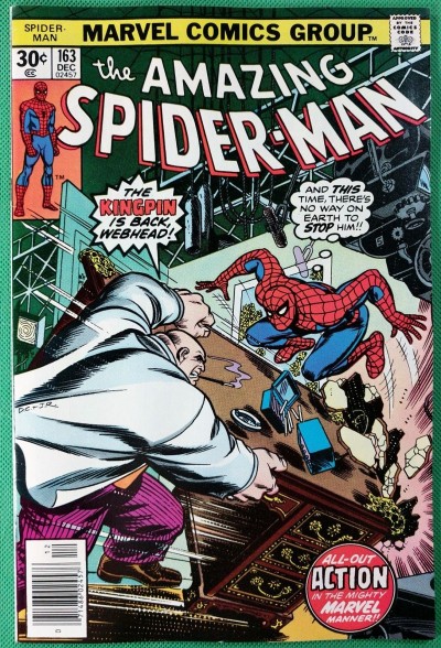 Amazing Spider-Man (1963) #163 VF+ (8.5)   vs Kingpin