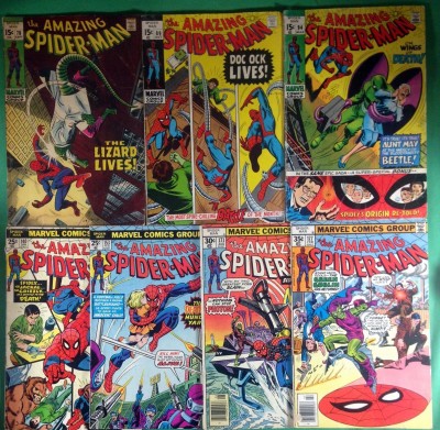 Amazing Spider-Man (1963) 76 89 94 140 153 171 177 reader lot of 7 comics