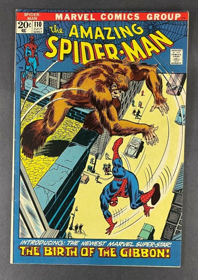 Amazing Spider-Man (1963) #110 VF- (7.5) 1st App Gibbon John Romita Sr Art