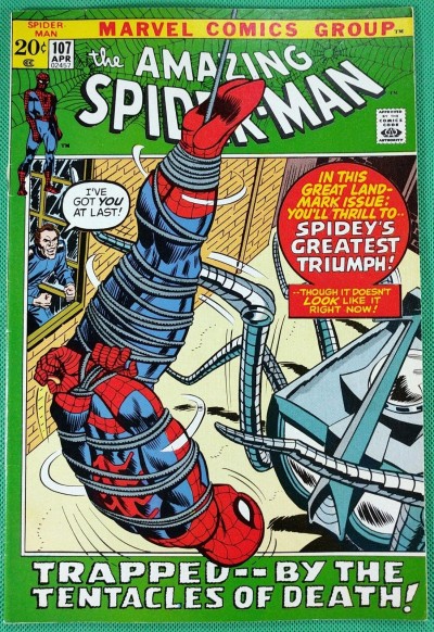Amazing Spider-Man (1963) #107 VF- (7.5) vs Spider Slayer