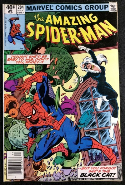 Amazing Spider-Man (1963) #204 VF/NM (9.0) 3rd app Black Cat