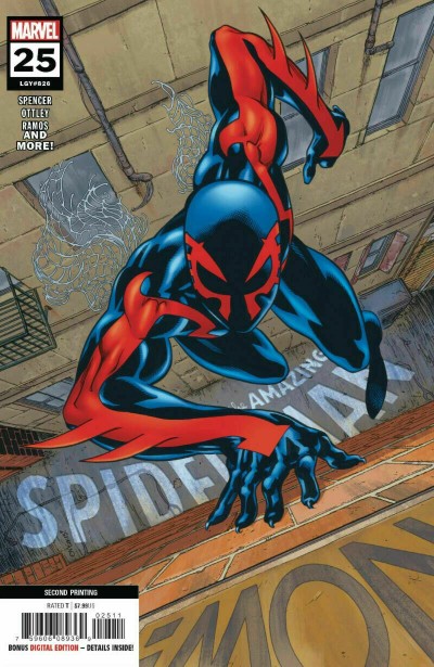 Amazing Spider-Man (2018) #25 (#826) VF/NM Ed McGuinness 2nd Printing Variant